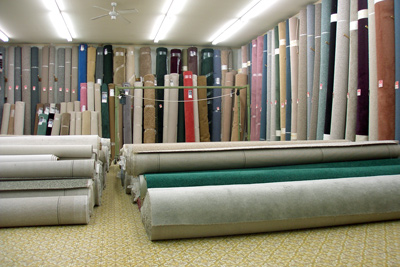 In stock carpeting